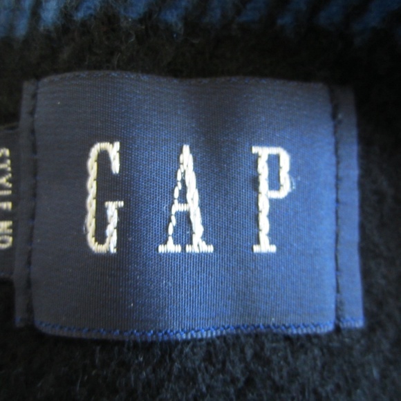 GAP Scraf Men's Tartan Plaid  Black/Red 100% Wool Made in Italy Cozy Comfort‎ - Picture 5 of 12